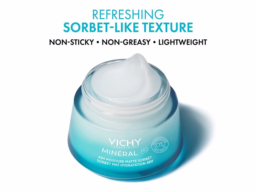 Vichy Mineral 89 48H Moisture Matte Sorbet