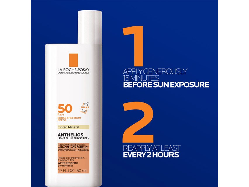 La Roche-Posay Anthelios 50 Mineral Tinted Ultra Light Sunscreen Fluid SPF 50