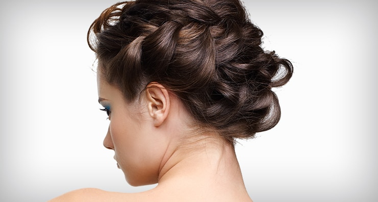 An undone updo is the ultimate in "I woke up like this" style.