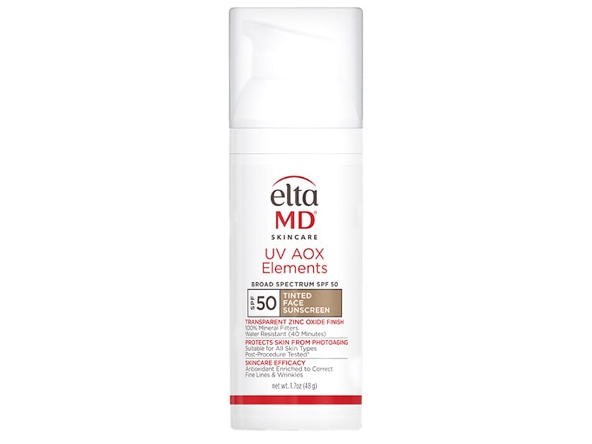 EltaMD UV AOX Elements Tinted Broad Spectrum SPF 50 - Upgraded Formula