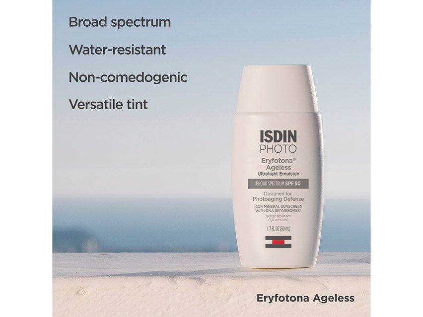 ISDIN Eryfotona Ageless Ultralight Tinted Mineral SPF 50 Sunscreen - 1.7 fl oz