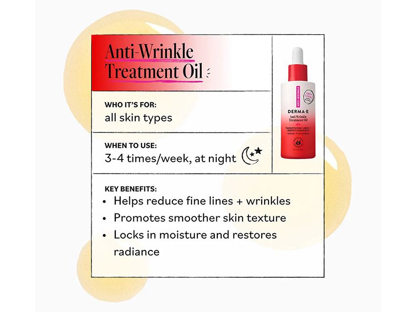derma e Anti-Wrinkle Vitamin A &amp; E Treatment Oil