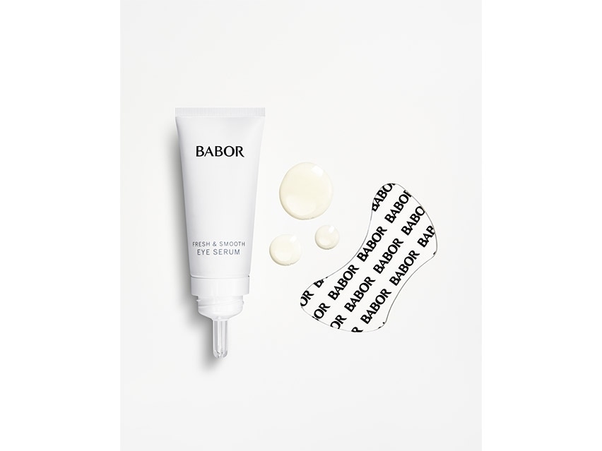 BABOR Instant Fresh and Smooth Eye Serum + Reusable Eye Patches