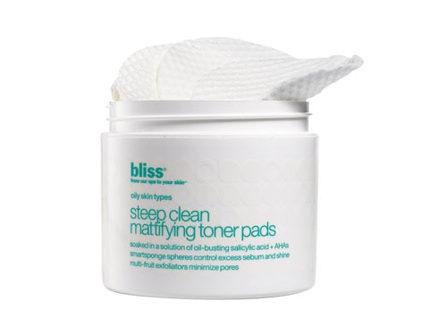 Bliss Steep Clean Pore Mattifying Toner Pads