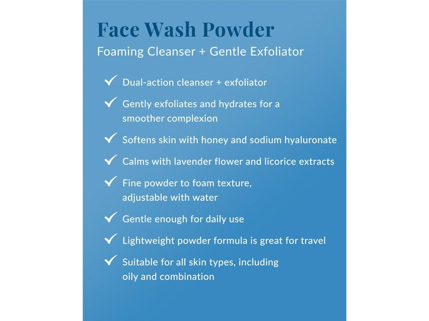 DHC Face Wash Powder Cleanser + Enzyme Exfoliator