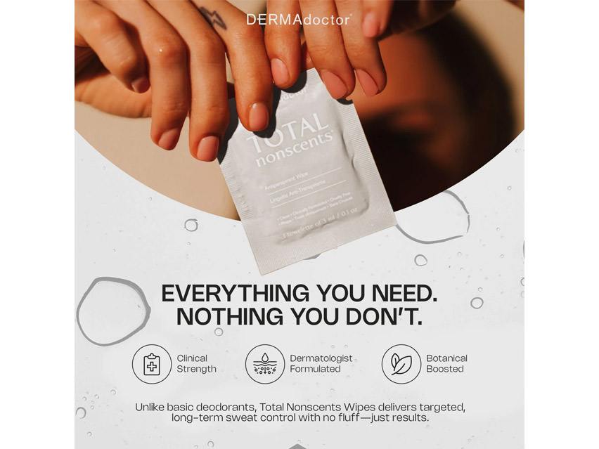 DERMAdoctor MED e TATE Antiperspirant Wipes