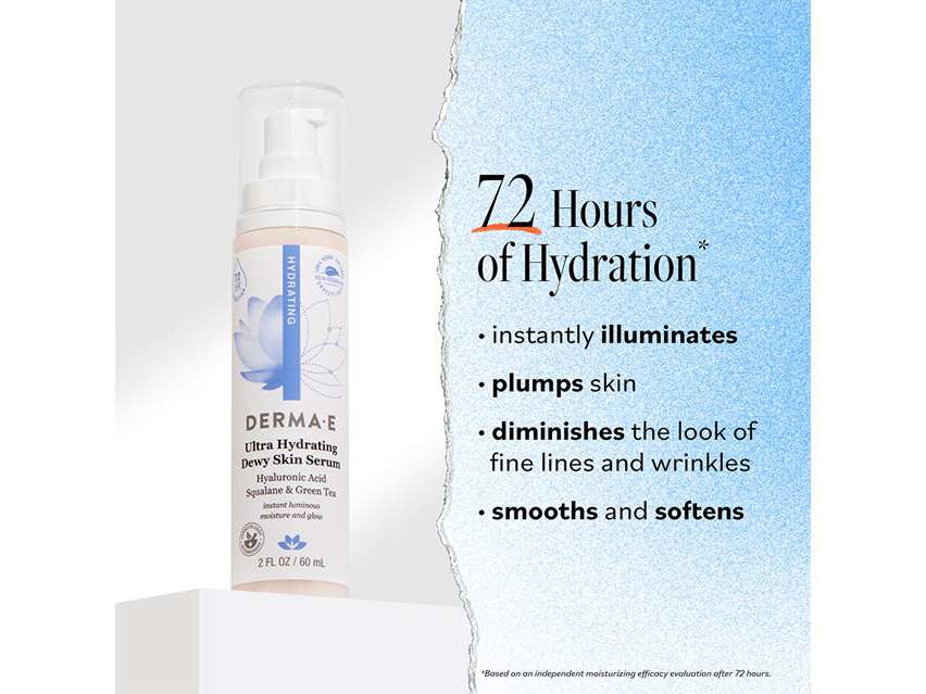 derma e Ultra Hydrating Hyaluronic Acid Dewy Skin Serum