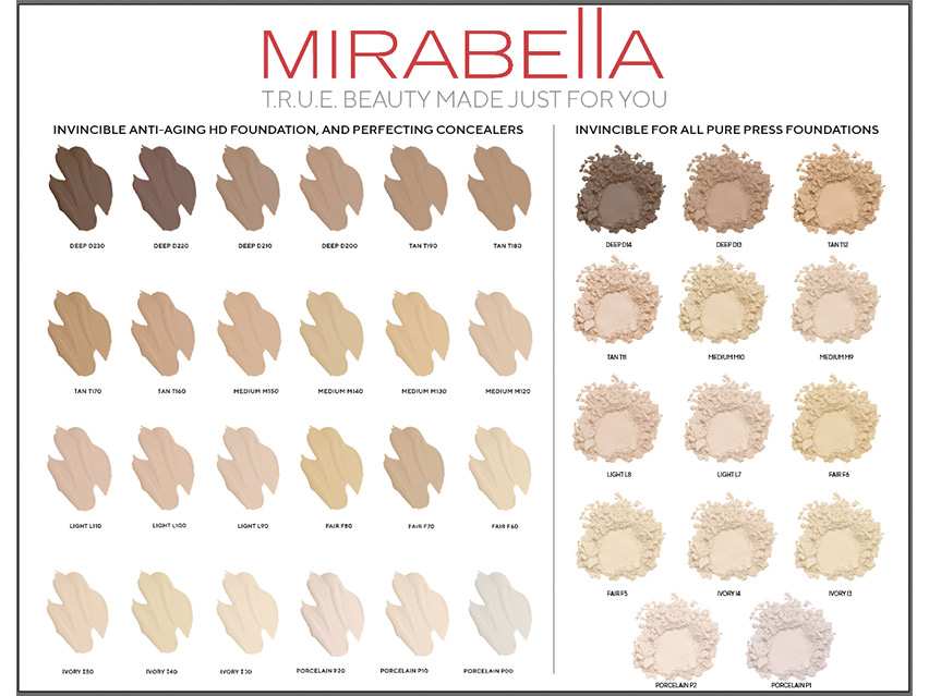 Mirabella Invincible For All Anti-Aging HD Foundation