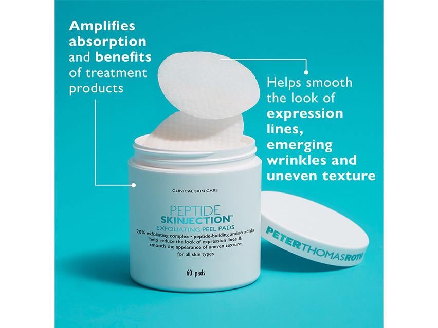 Peter Thomas Roth Peptide Skinjection Exfoliating Peel Pads