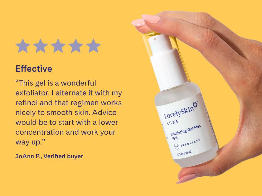 LovelySkin LUXE Exfoliating Gel Max 19%