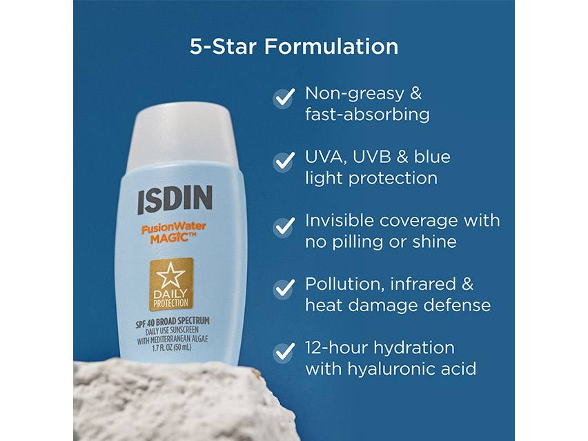 ISDIN Fusion Water Magic Broad Spectrum SPF 40 Duo