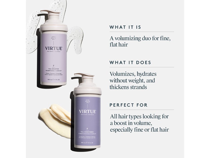 VIRTUE Full Shampoo &amp; Conditioner Duo - Limited Edition