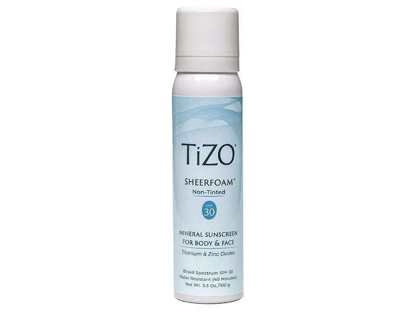 TiZO Sheerfoam Mineral Sunscreen SPF 30 - Untinted