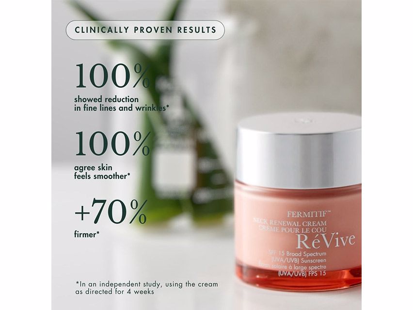RéVive Skincare Fermitif Neck Renewal Cream SPF 15