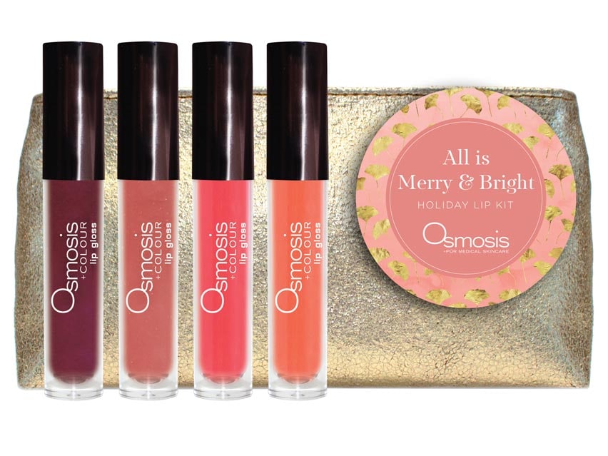 Osmosis Skincare All Is Merry & Bright Holiday Lip Gloss Kit