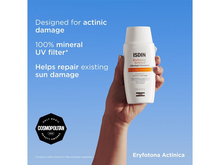 ISDIN Photo Eryfotona Actinica Daily Lightweight Mineral SPF 50+ Sunscreen