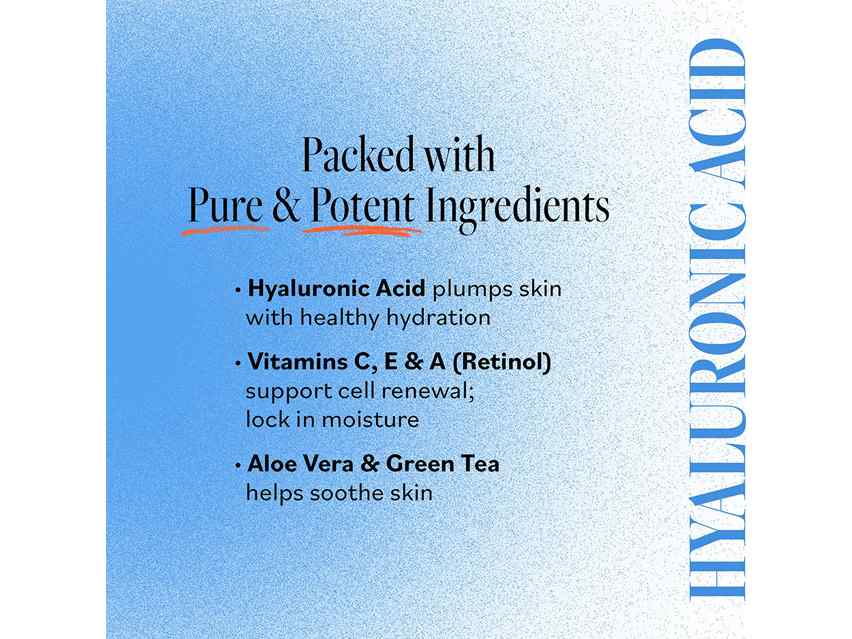 derma e Hydrating Night Cream with Hyaluronic Acid