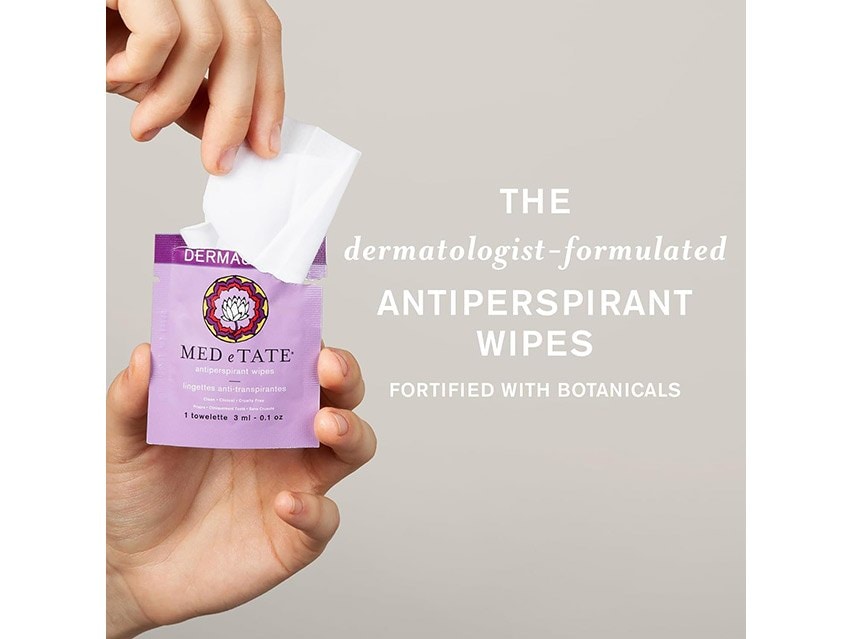 DERMAdoctor MED e TATE Antiperspirant Wipes
