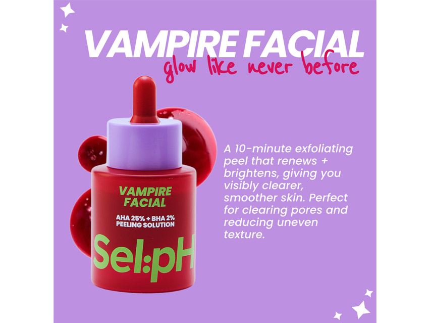 SelpH Vampire Facial AHA 25% + BHA 2% Peeling Solution