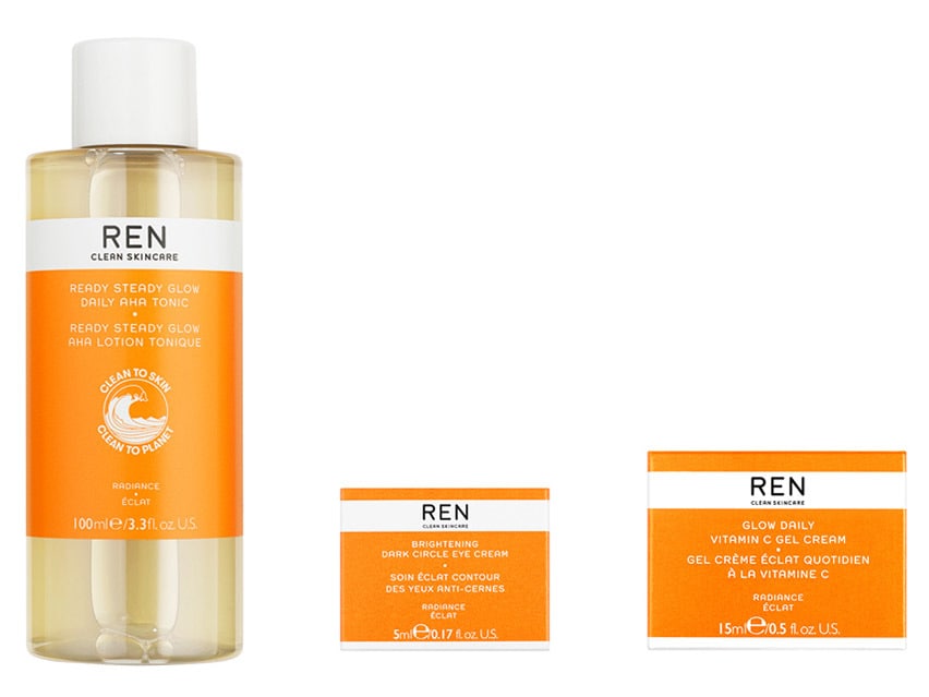 REN Clean Skincare Radiance Ultimate Glow Heroes Starter Kit