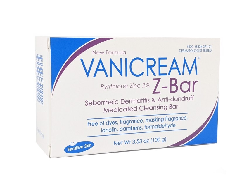 Vanicream™ Z-Bar (Pyrithione Zinc 2%) Medicated Cleansing Bar