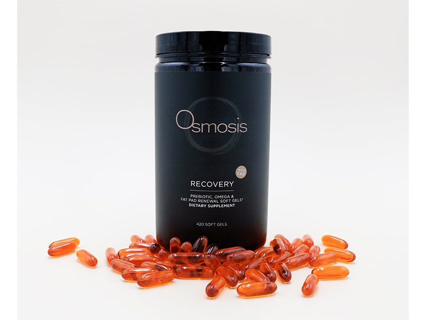 Osmosis Skincare Recovery Prebiotic, Omega &amp; Fat Pad Renewal Supplement - Soft Gels