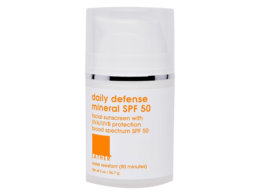 LATHER Daily Defense Mineral Sunscreen SPF 50