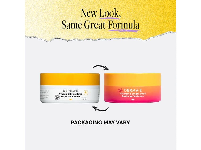 derma e Vitamin C Bright Eyes Hydro Gel Eye Patches