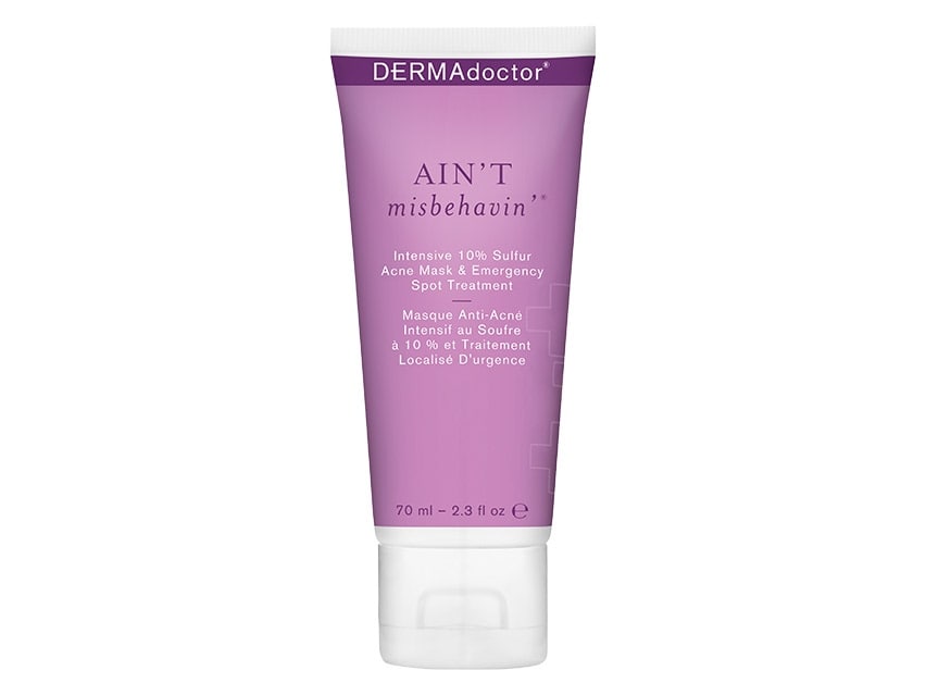 DERMAdoctor Ain&#39;t Misbehavin&#39; Intensive 10% Sulfur Acne Mask &amp; Emergency Spot Treatment