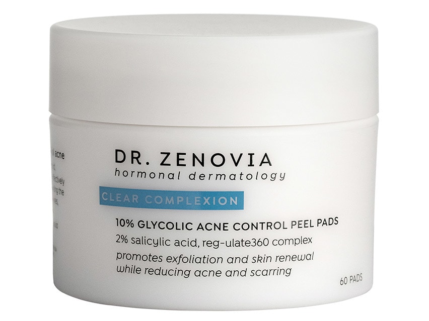 Dr. Zenovia Skincare 10% Glycolic Acne Control  Peel Pads