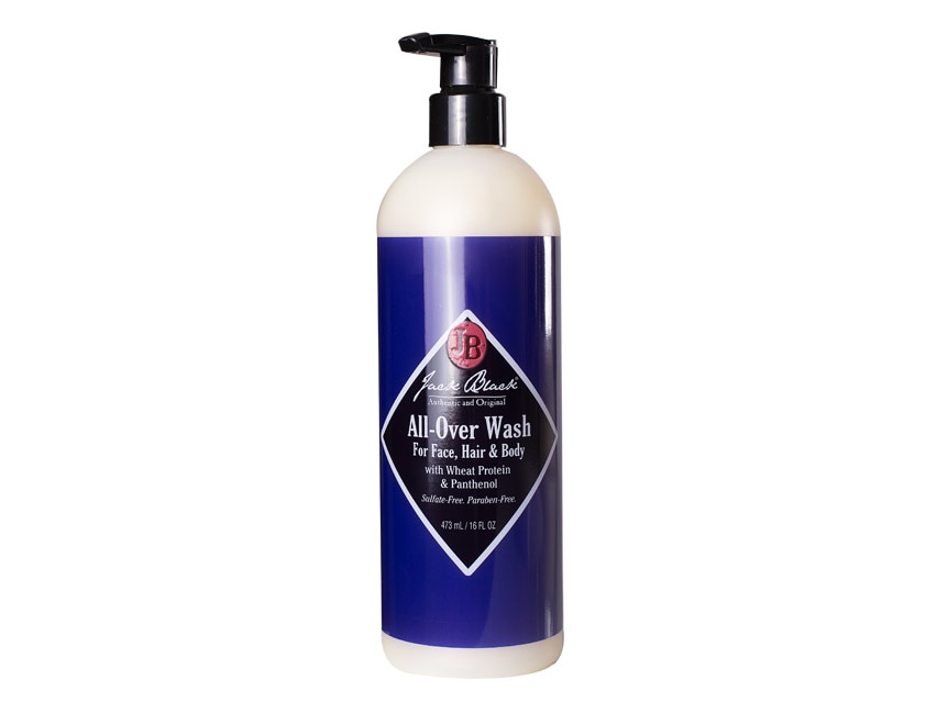 Jack Black All-Over Wash for Face, Hair, & Body - Pump 16 oz