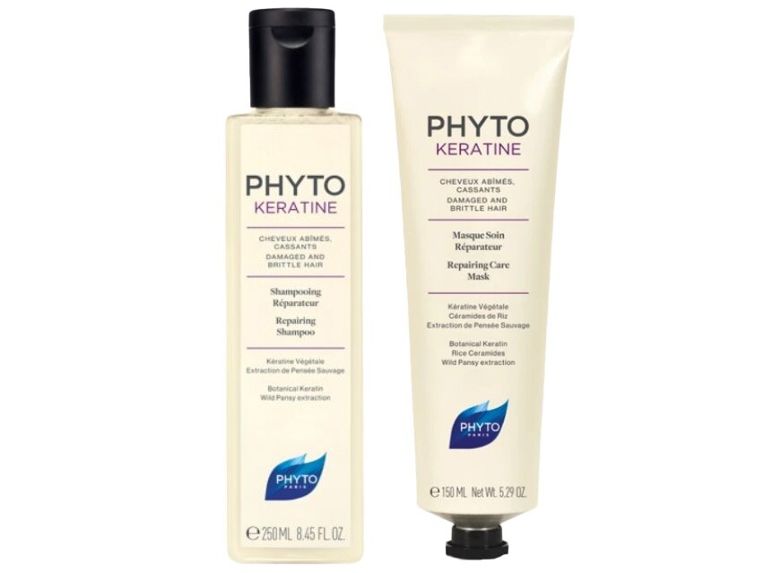 PHYTO Phytokeratine Repairing Shampoo &amp; Ultra-Repairing Mask Duo