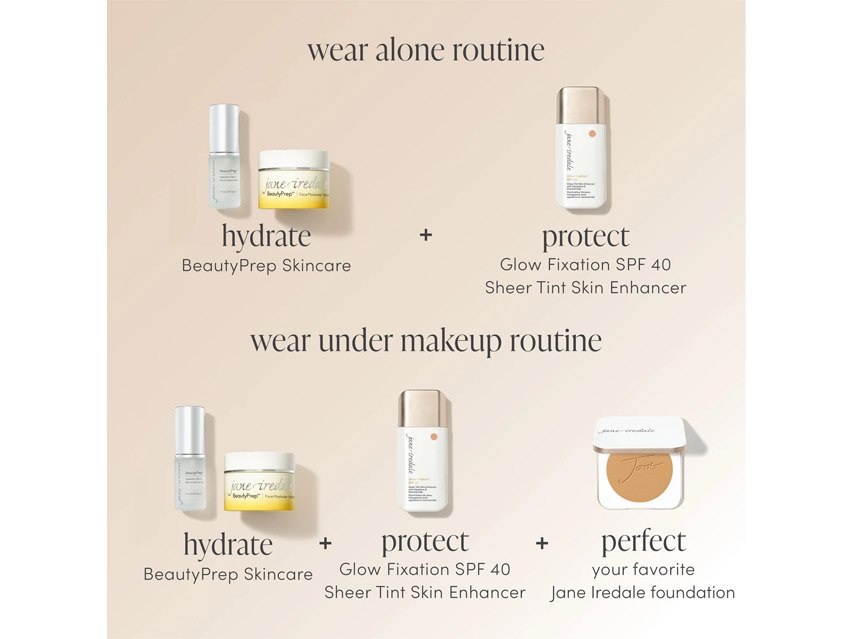 jane iredale Glow Fixation SPF 40 Sheer Tint Skin Enhancer