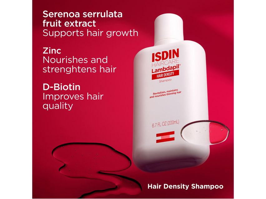 ISDIN Lambdapil Revitalizing &amp; Nourishing Thinning Hair Density Shampoo