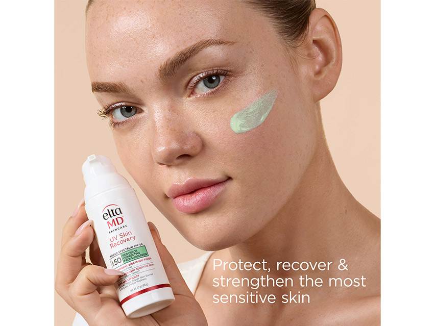 EltaMD UV Skin Recovery Broad Spectrum SPF 50 - Green Tint for Redness