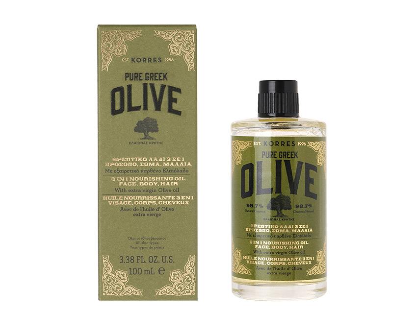 KORRES Pure Greek Olive 3-in-1 Nourishing Oil
