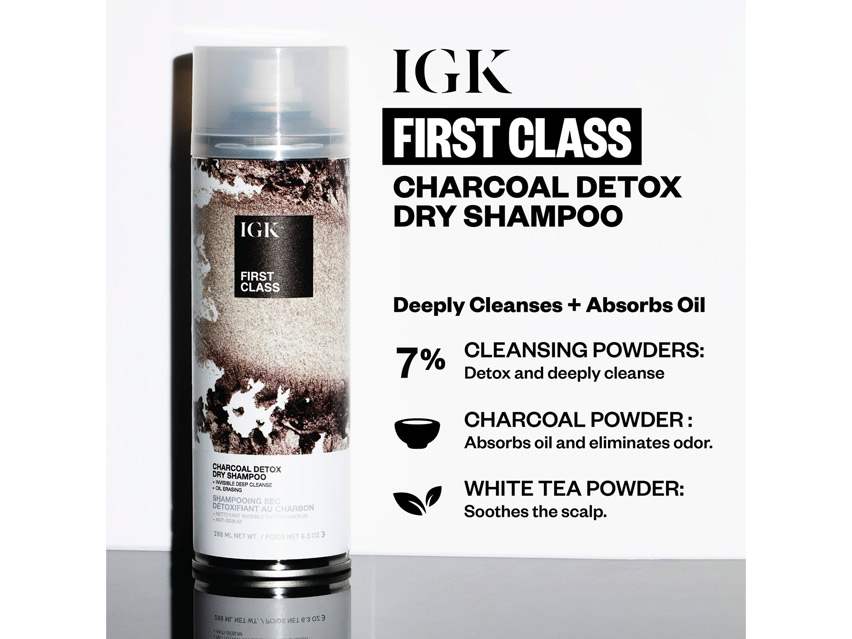 IGK Hair First Class Charcoal Detox Dry Shampoo