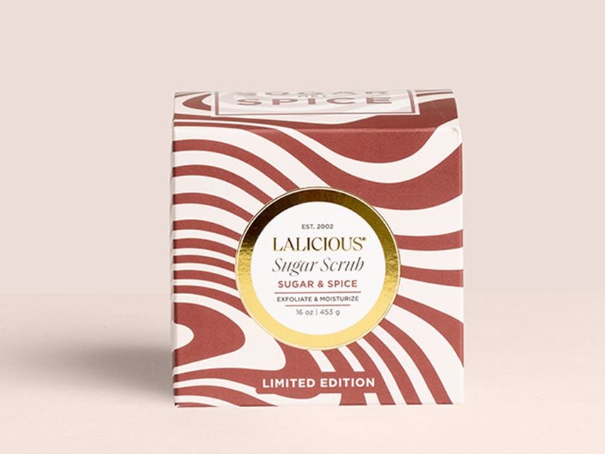 LALICIOUS Extraordinary Whipped Sugar Scrub - 16 oz - Sugar & Spice - Limited Edition