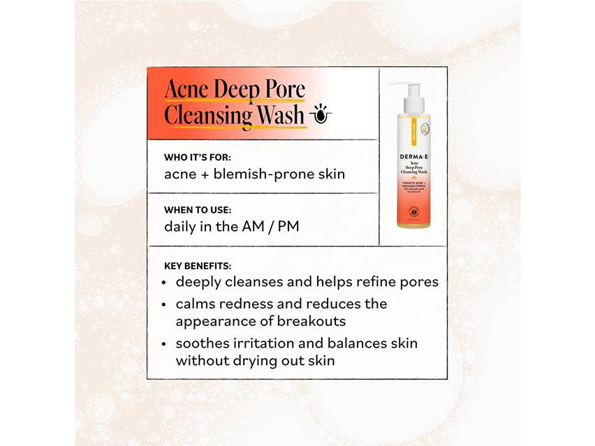 derma e Anti-Acne Acne Deep Pore Cleansing Wash