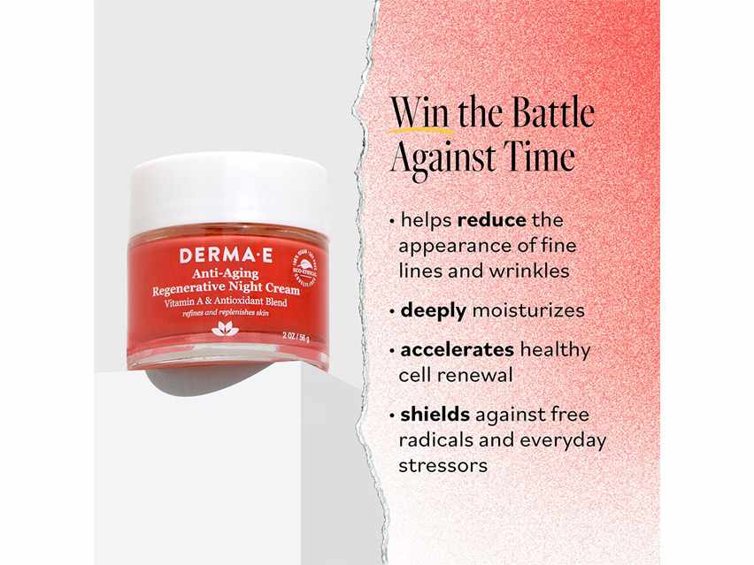 derma e Anti-Wrinkle Anti-Aging Regenerative Night Cream