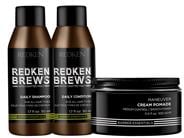 Redken Brews Smooth It Out Polished Finish Grooming Kit