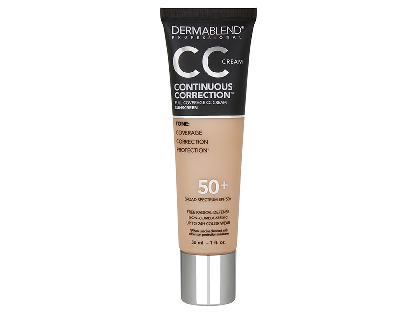 Dermablend Continuous Correction Tone-Evening CC Cream Foundation SPF 50+ - 37N Medium 1