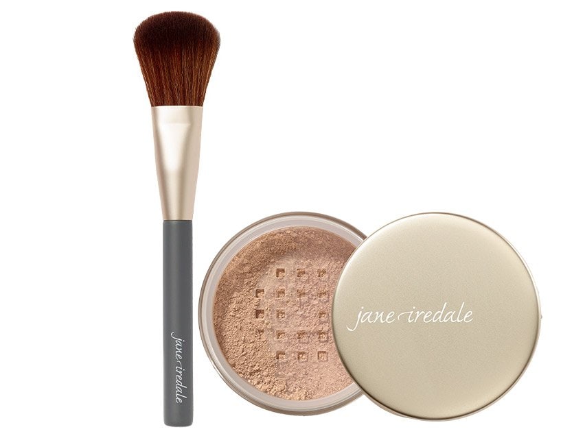 jane iredale Amazing Base Loose Mineral Powder SPF 15/20 and Powder Complexion Brush duo