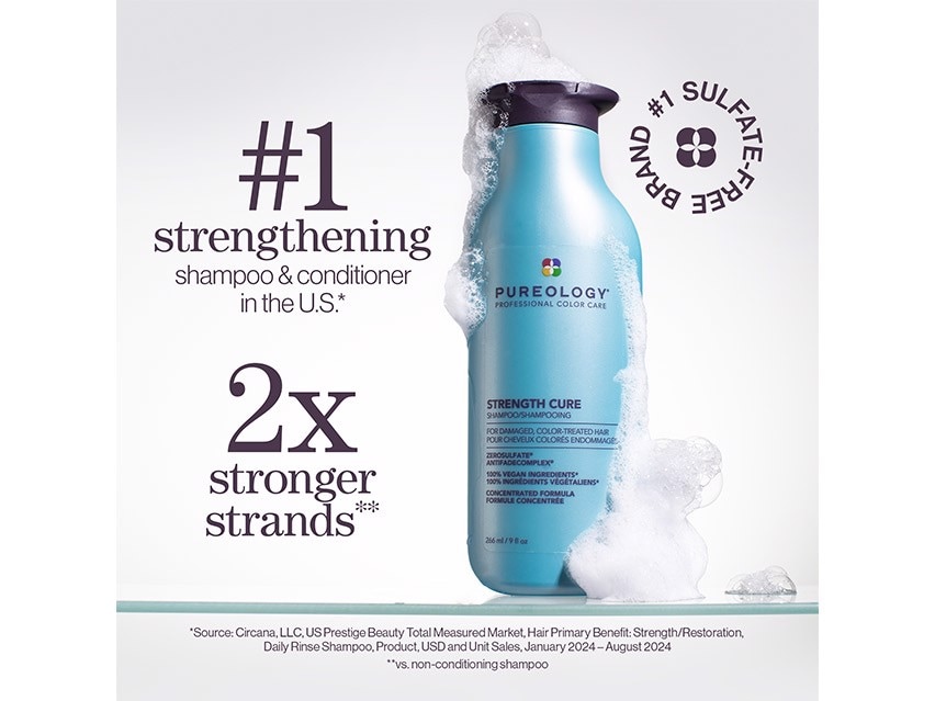 Pureology Strength Cure Shampoo & Conditioner Liter Duo