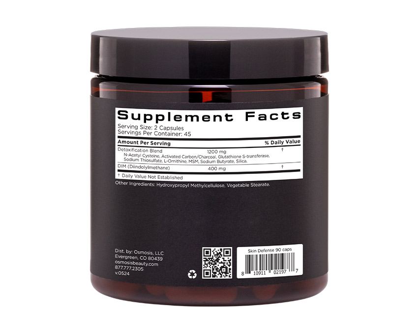 Osmosis Skincare Skin Defense Toxin Purifier Supplements