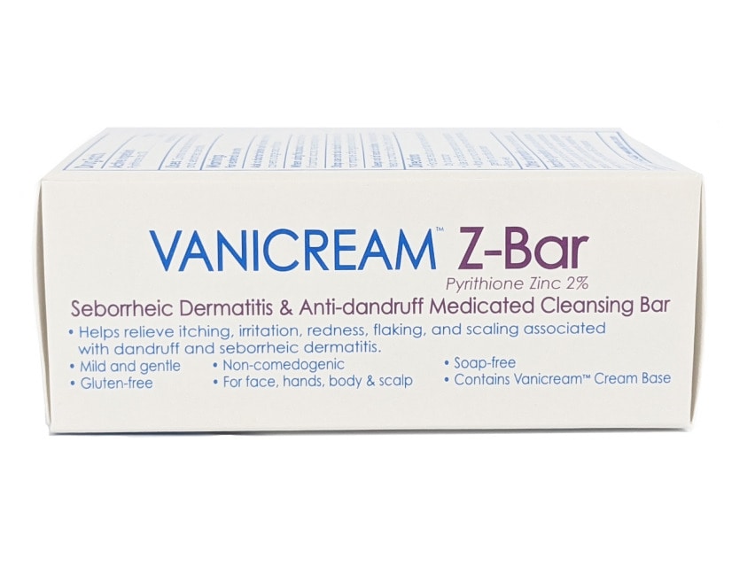 Vanicream™ Z-Bar (Pyrithione Zinc 2%) Medicated Cleansing Bar