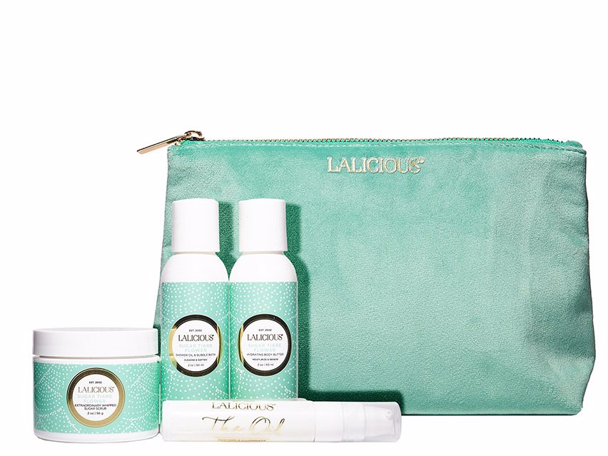 LaLicious Glow On The Go Travel Collection - Sugar Tiare Flower