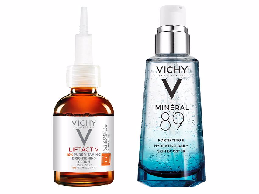 Vichy Hydration and Radiance Duo with Vitamin C and Hyaluronic Acid