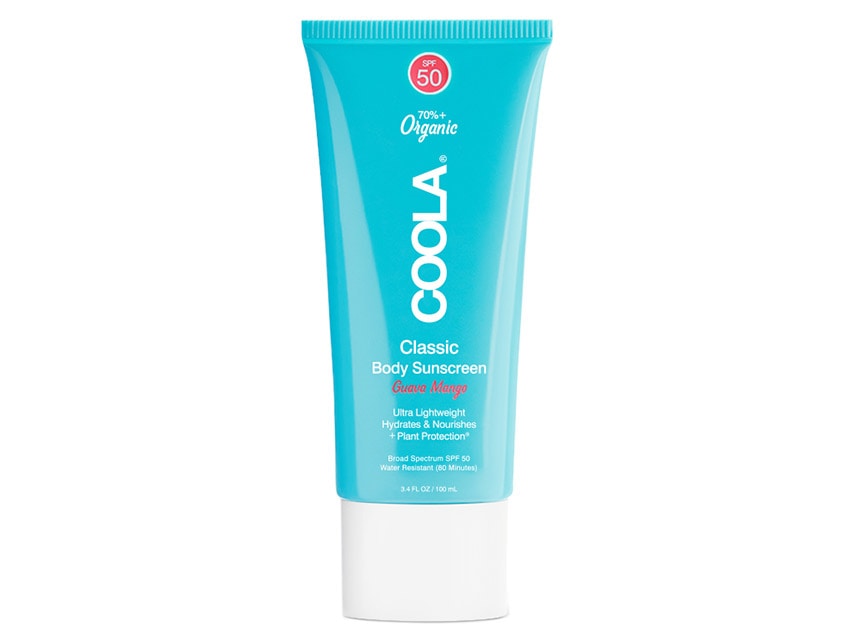 COOLA Organic Classic Body Sunscreen SPF 50 - Guava Mango - 3.4 oz