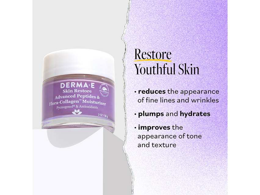 derma e Skin Restore Advanced Peptides &amp; Collagen Moisturizer